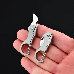 Navaja táctica EDC mini acero inoxidable con llavero