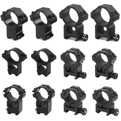 Anillos de montaje 30mm para mira telescópica perfil alto