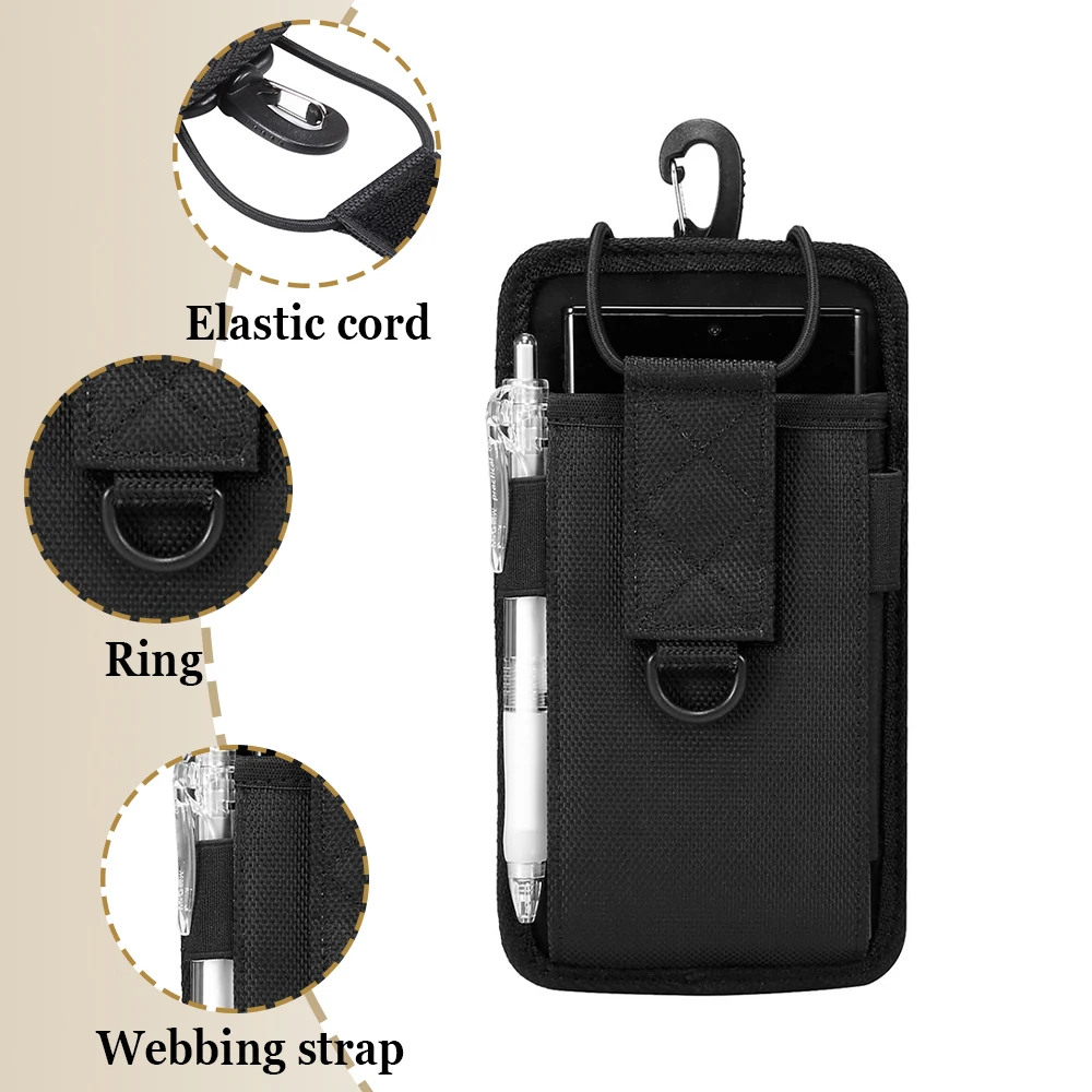 Bolsillo lateral elástico para accesorios