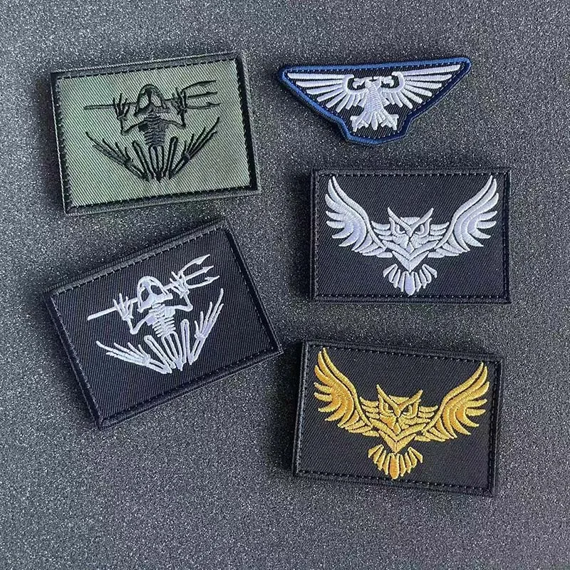 Parche táctico Rana Frogman bordado gancho y bucle para mochila - imagen 2