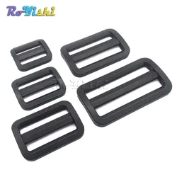Ajustador tri-deslizador negro para correas equipamiento táctico