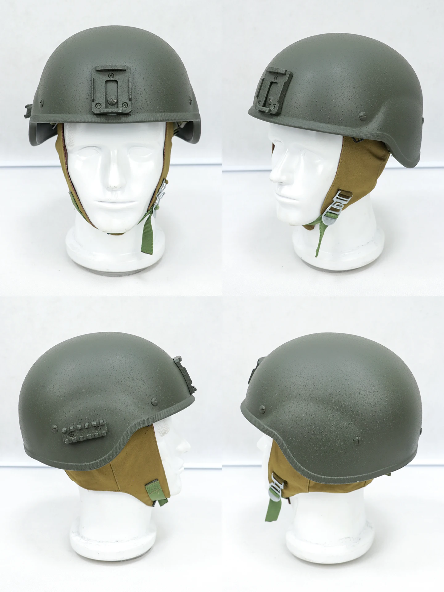 Forro suave para casco de combate en vista general