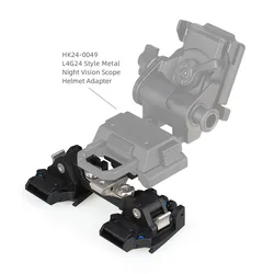 Adaptador NVG para casco con puente PVS-14 y soporte gafas