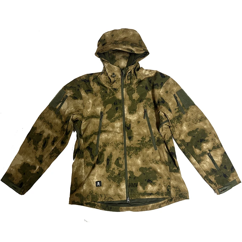 Chaqueta táctica softshell impermeable Ruins camuflaje con forro polar - imagen 2