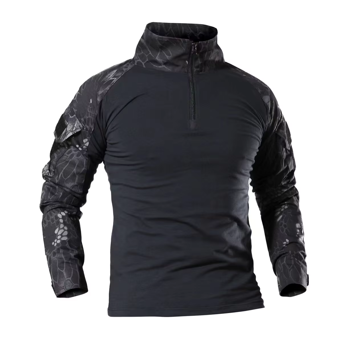 Camiseta táctica manga larga camuflaje - senderismo al aire libre - imagen 5