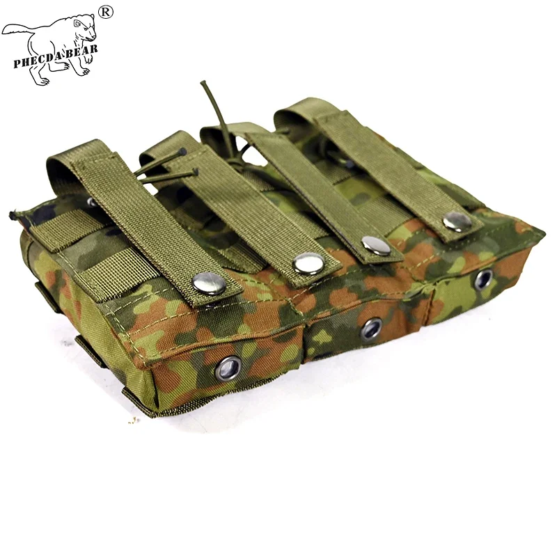 Portacargadores MOLLE Flecktarn para chaleco táctico militar - imagen 5