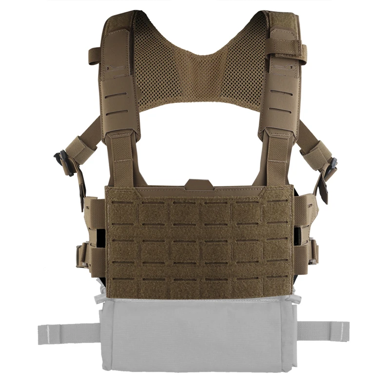 Chaleco táctico MOLLE modular ajustable ligero para entrenamiento - imagen 2