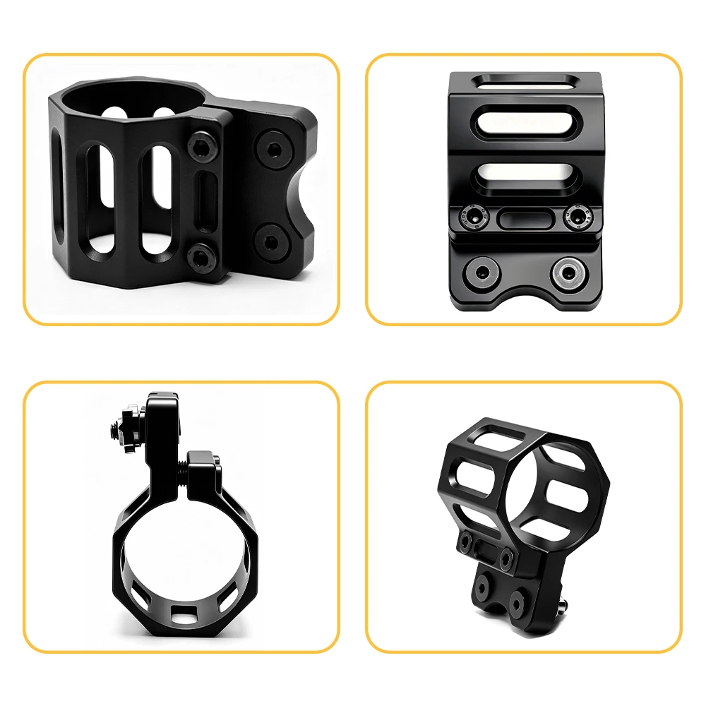 Soporte táctico para linterna con anillo de montaje universal caza