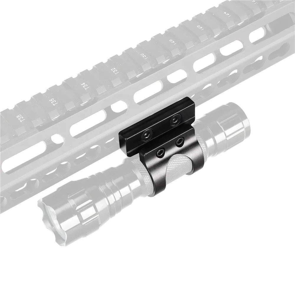 Soporte instalado en una plataforma con riel KeyMod