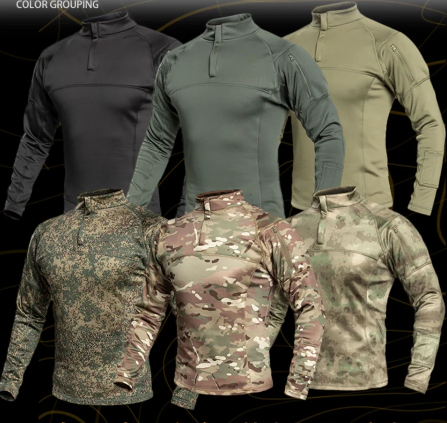 Traje de camuflaje EMR de manga larga con aislamiento de felpa - imagen 4