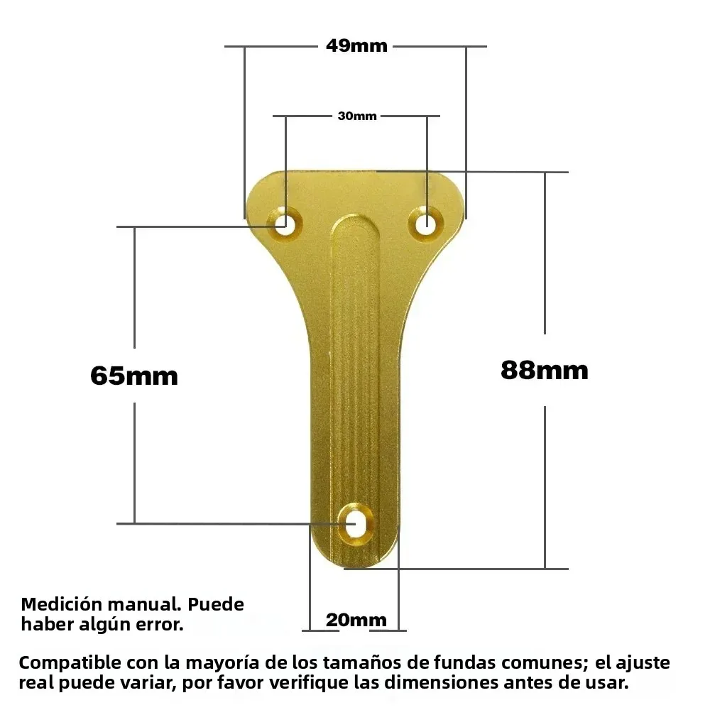 Adaptador funda pistolas SINAIRSOF IPSC – aluminio CNC, extracción rápida - imagen 5
