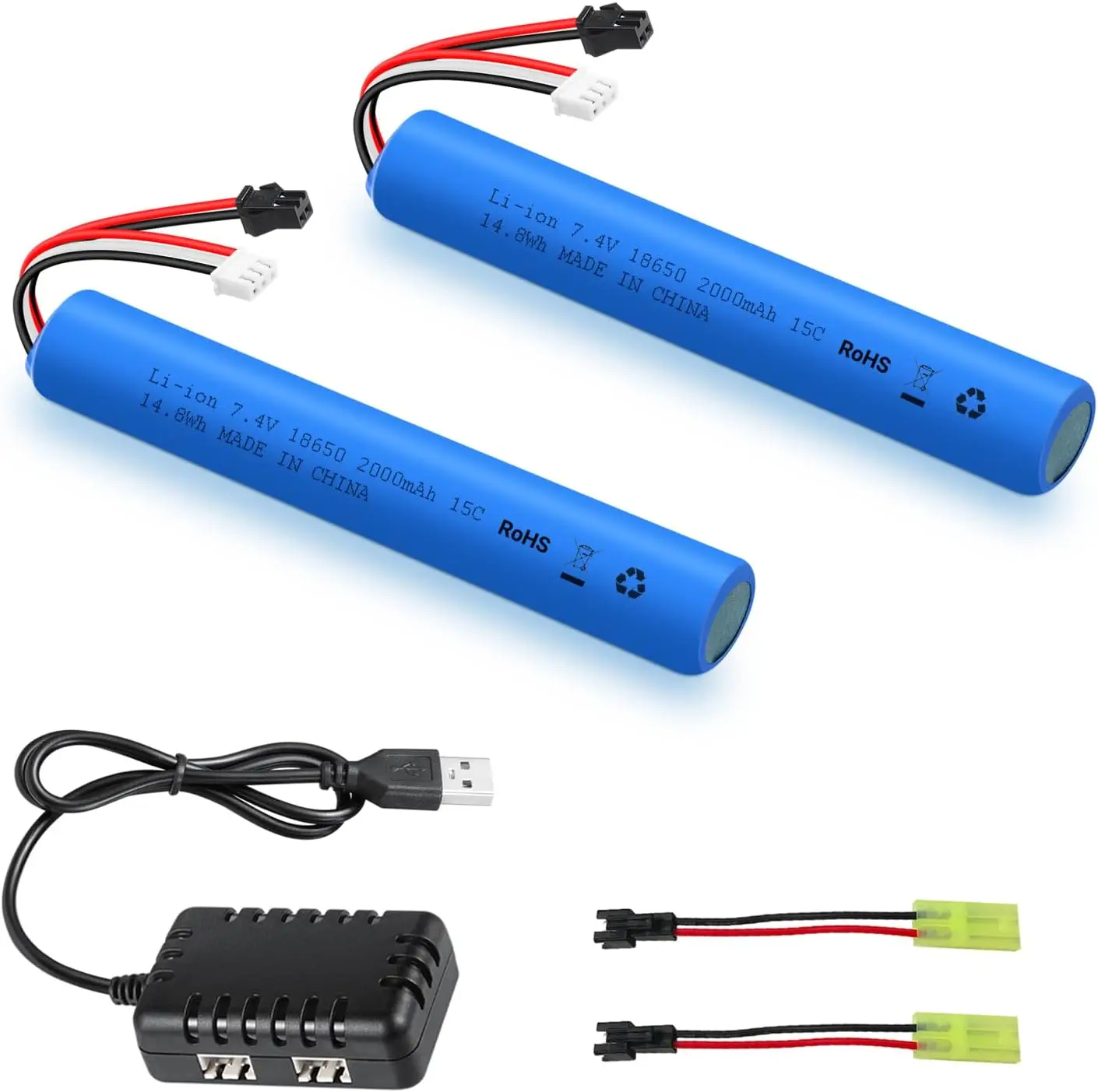 Conector compatible y carga USB