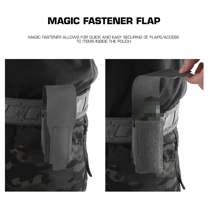 Bolsa táctica MOLLE para flashbang, soporte cinturón - imagen 5
