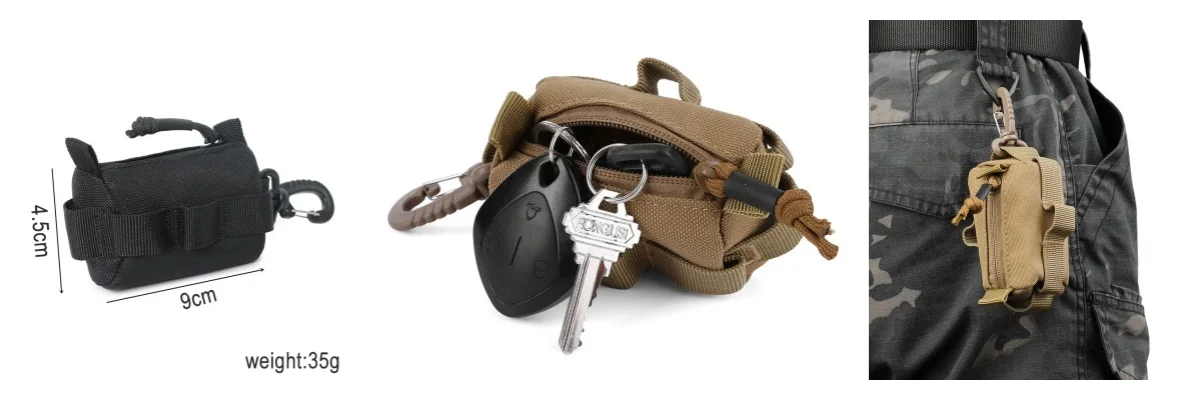 Bolsas compactas para llevar lo esencial