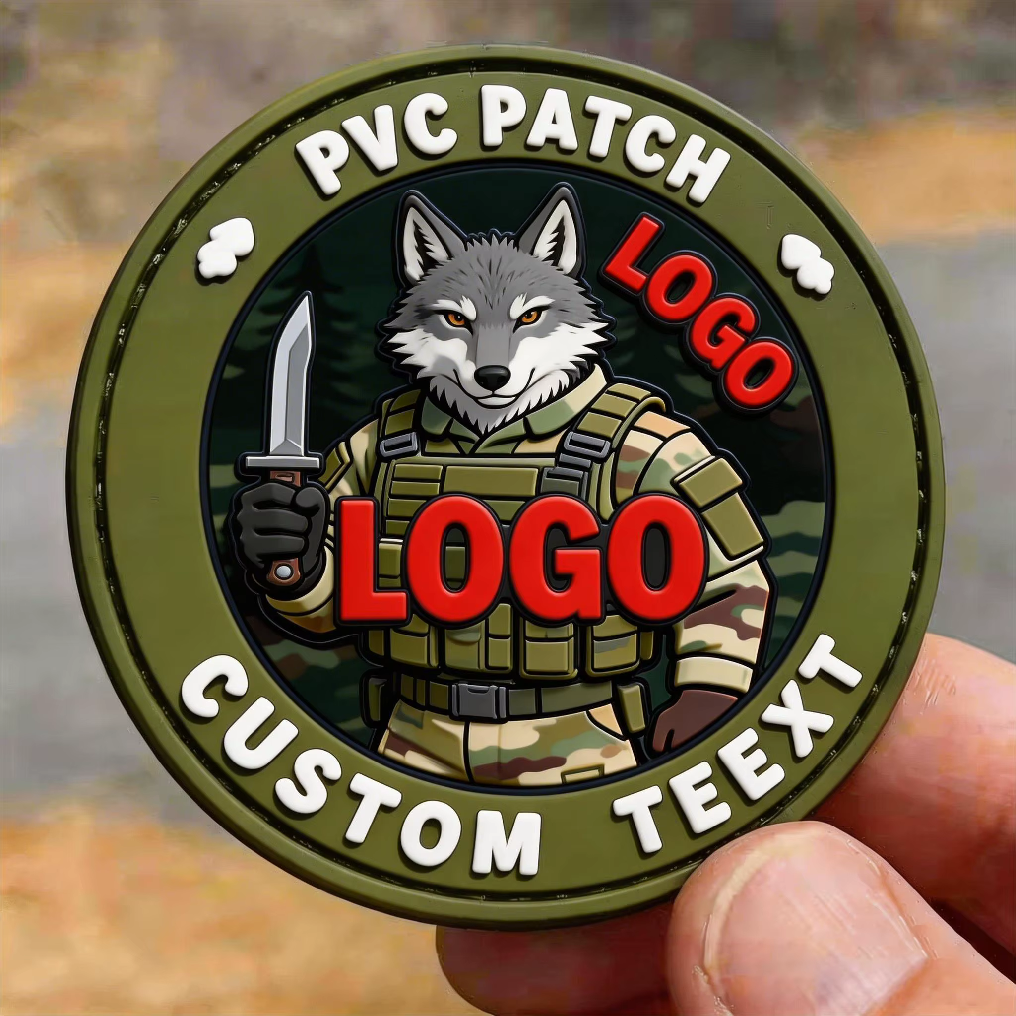 Parche PVC ligero ecológico con logotipo personalizable - imagen 5