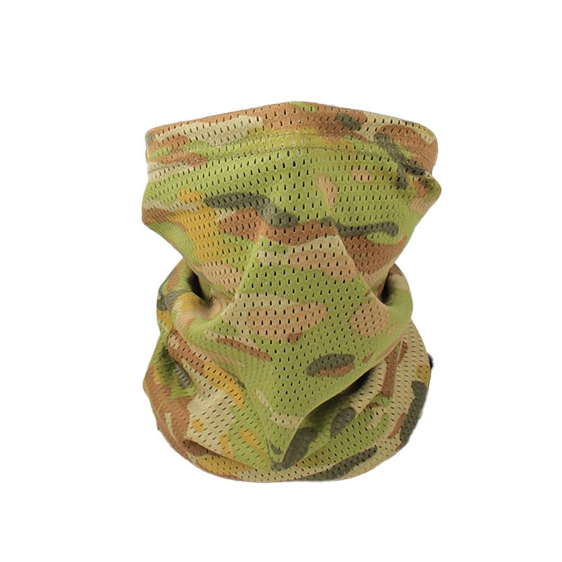 AMCU pañuelo camuflaje de malla fina transpirable para caza verano - imagen 4