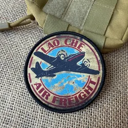 Parche táctico avión militar vintage – Molle gancho y bucle para mochila