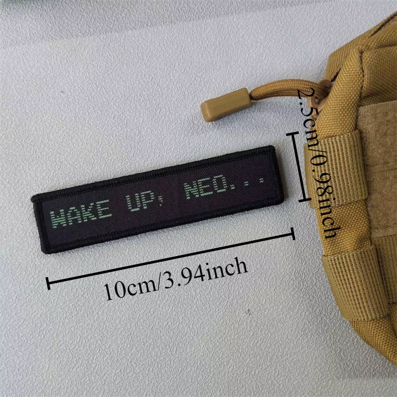 Neo Parche Táctico Velcro para Mochila y Ropa, Fijación Rápida