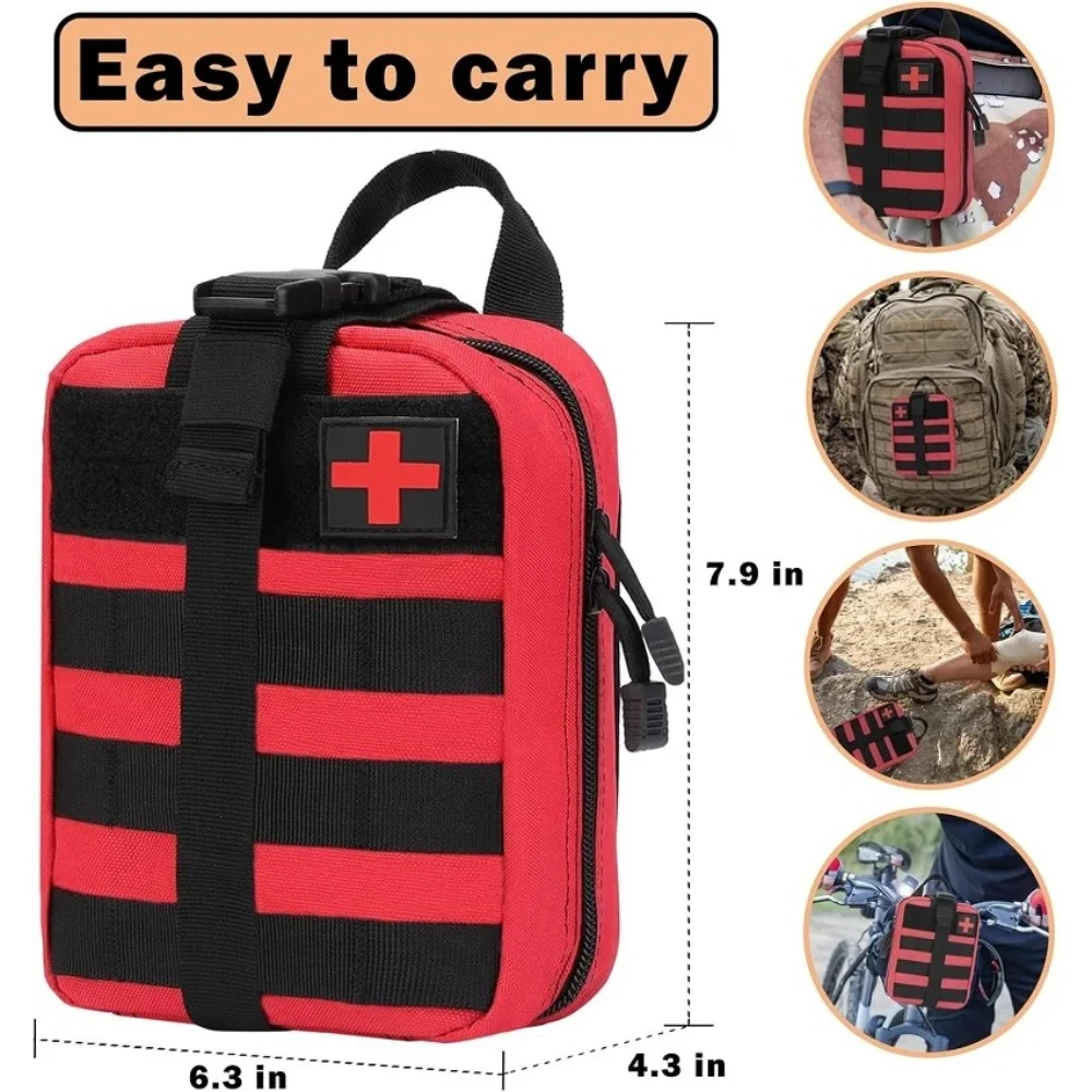 Bolsa MOLLE EMT táctica de primeros auxilios emergencia - imagen 2