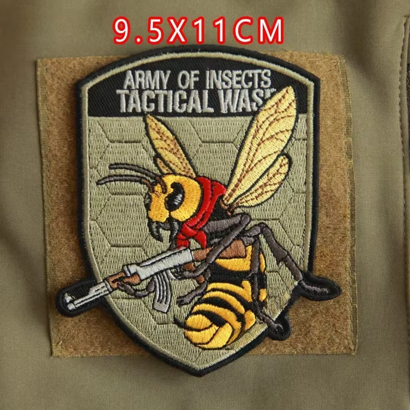 Parche táctico libélula Velcro MOLLE para mochila o brazalete - imagen 2