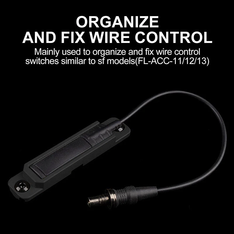 Soportes de fijación M-LOK para cables metálicos y interruptores - imagen 4