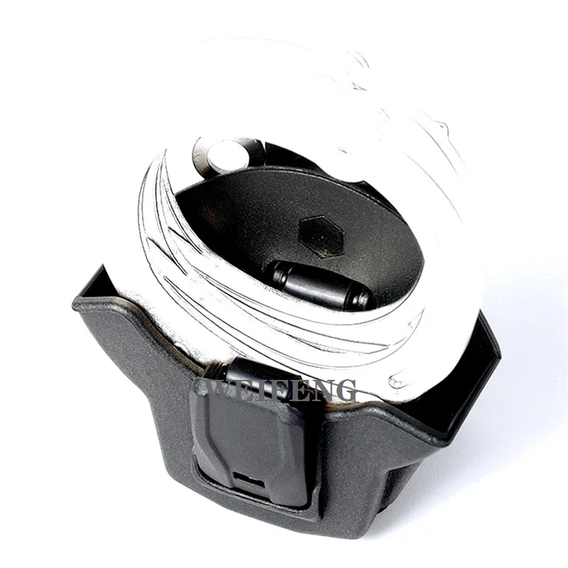 Funda tactica MOLLE PA66 para esposas y grilletes con tapa abierta - imagen 5