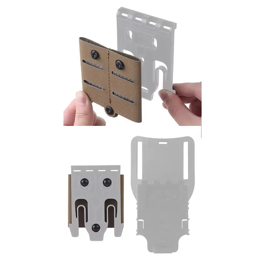 Adaptador táctico QLS para MOLLE, montaje rápido con inserción