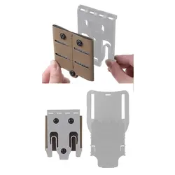 Adaptador táctico QLS para MOLLE, montaje rápido con inserción
