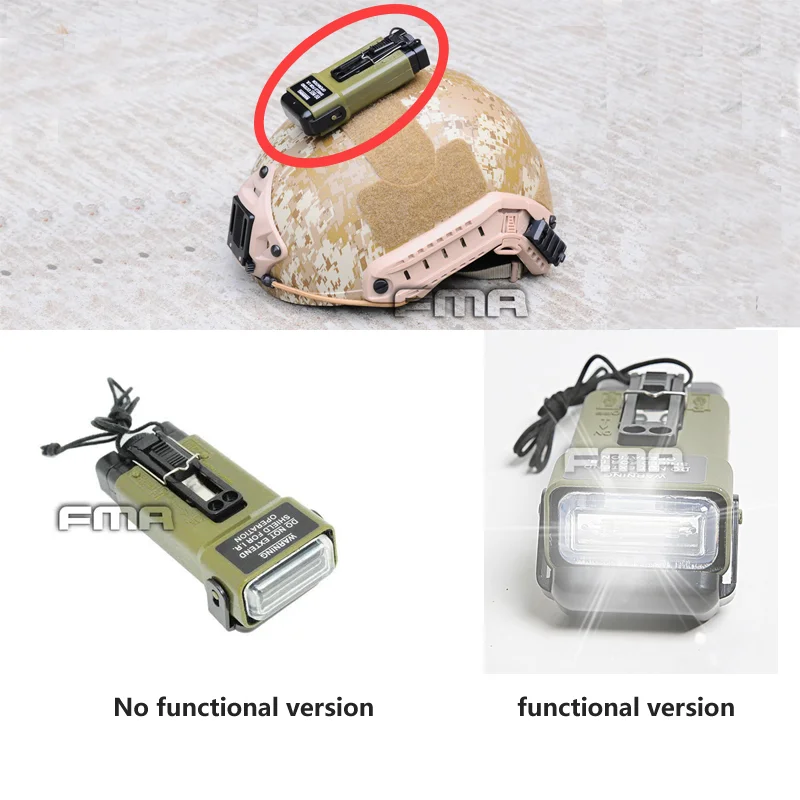 FMA Airsoft MS2000 luz estroboscópica señal de rescate para casco - imagen 4