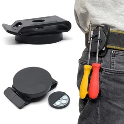 Pinza magnética para cinturón, soporte ajustable de tornillos