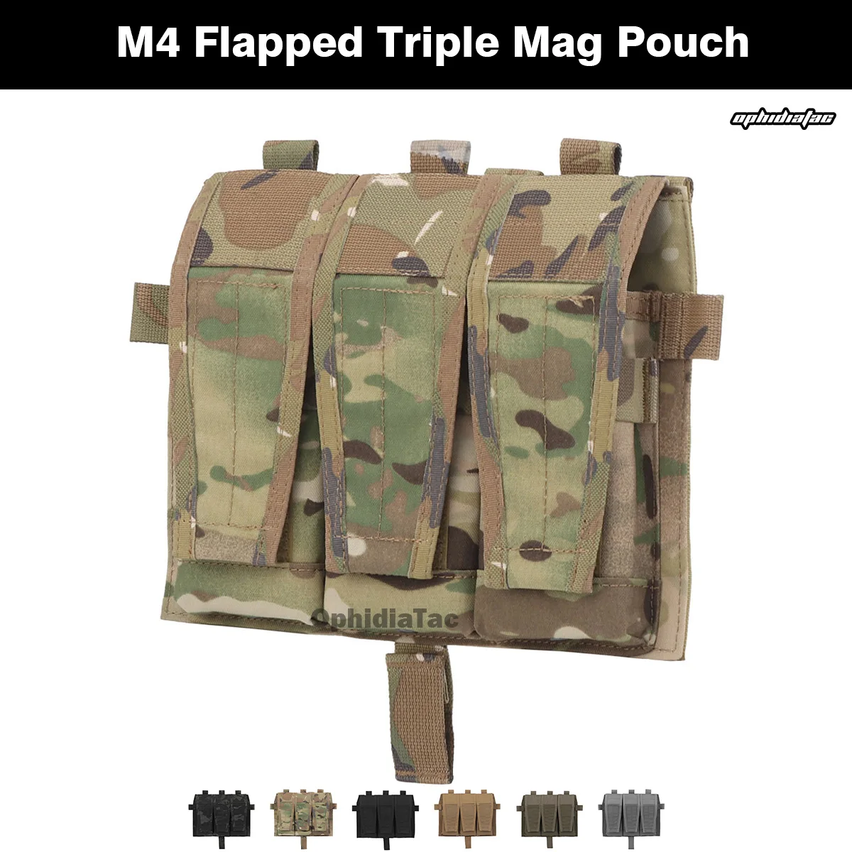 Portacargador M4 MOLLE para cinturón portaplacas de tiro
