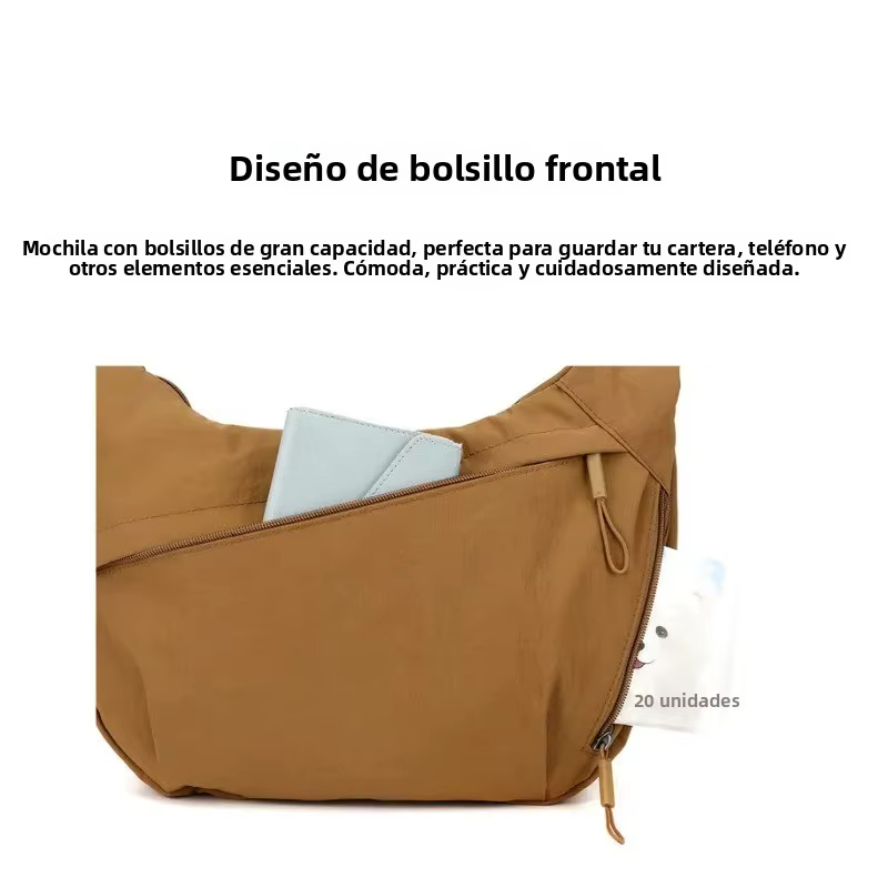 Bolso de mensajero táctico Harajuku de nailon para hombro - imagen 4