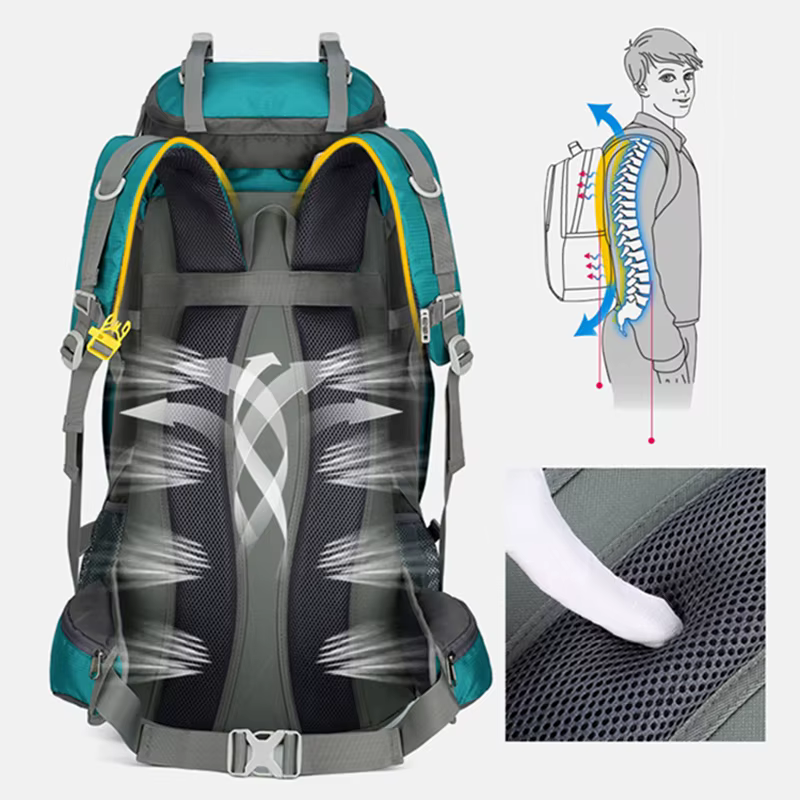 Mochila táctica MOLLE resistente para senderismo y camping - imagen 2