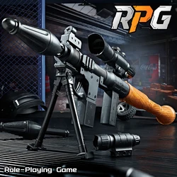 Lanzador airsoft RPG táctica de granada blanda para niños