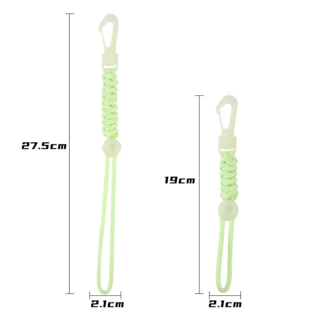 Llavero paracord con hebilla triangular luminosa – Accesorio outdoor - imagen 2
