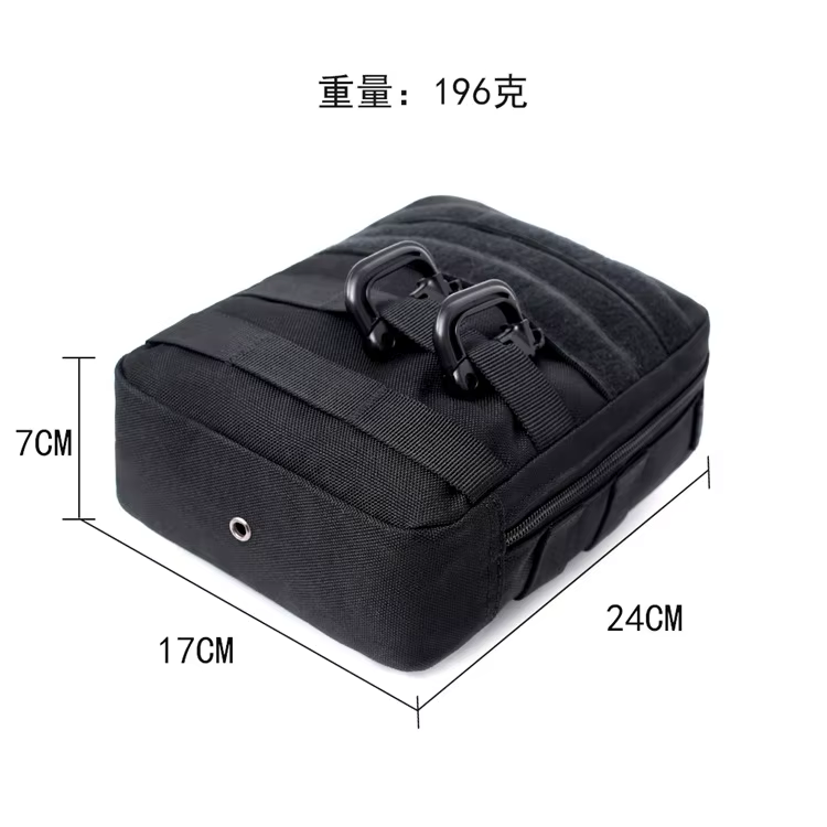 Bolso táctico MOLLE negro