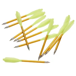 Saetas de ballesta 6,25” aluminio con punta luminosa – Tiro deportivo