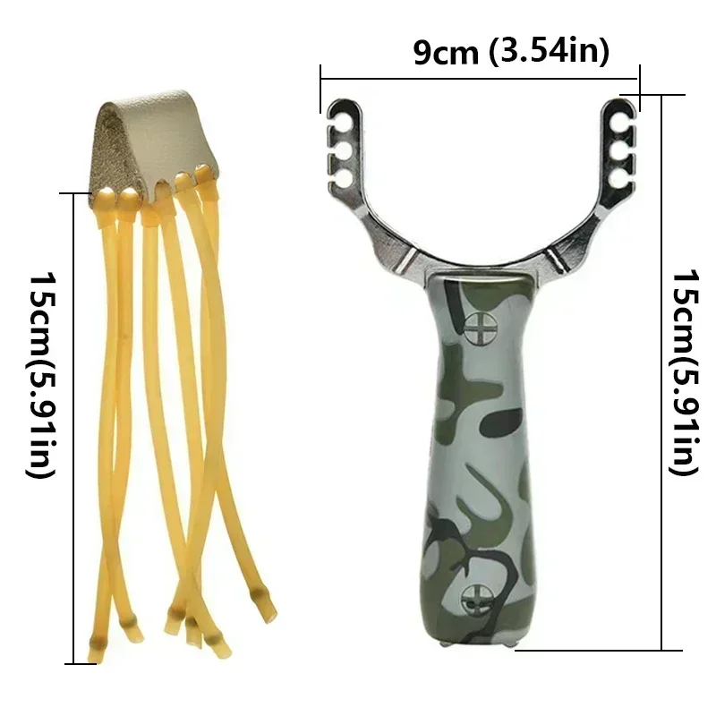 Estilingue táctico camuflado de metal para caza y tiro - imagen 3
