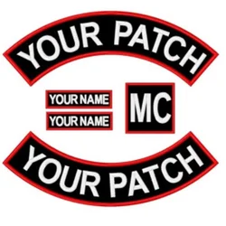 Parche bordado personalizado planchar o coser basculante para tela