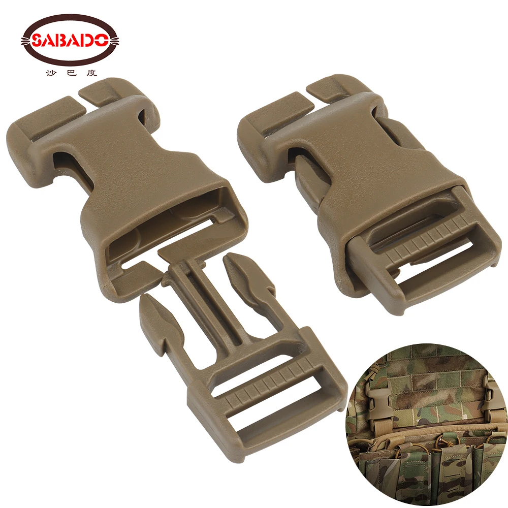Hebilla QASM para sistema MOLLE/PALS – desmontaje rápido