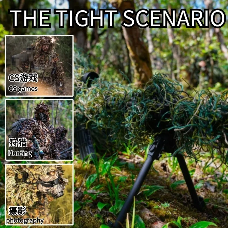 Paracord camuflaje jungla para equipamiento táctico y airsoft - imagen 4