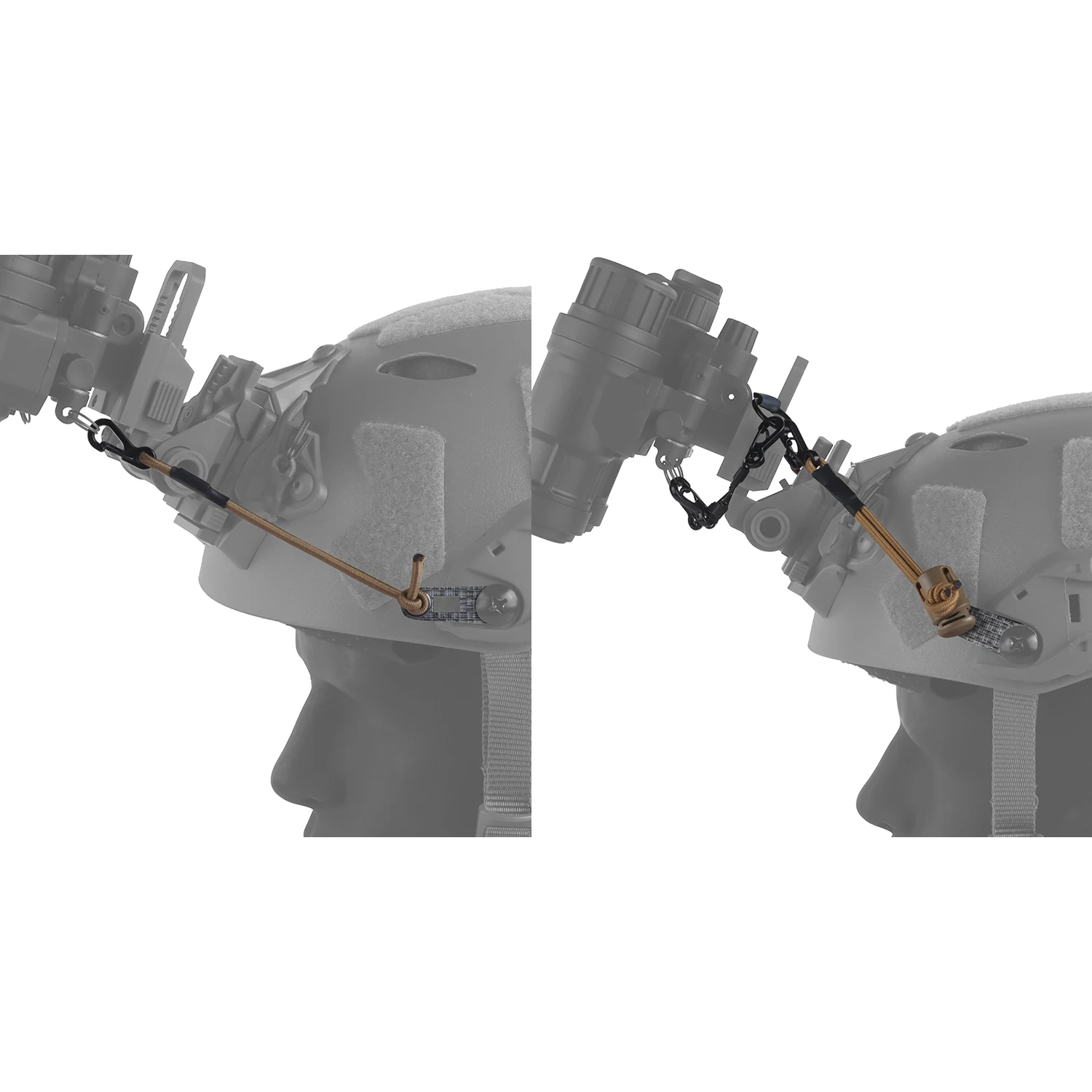 Correa antipérdida NVG Poseidon Defense para casco Fast - imagen 2