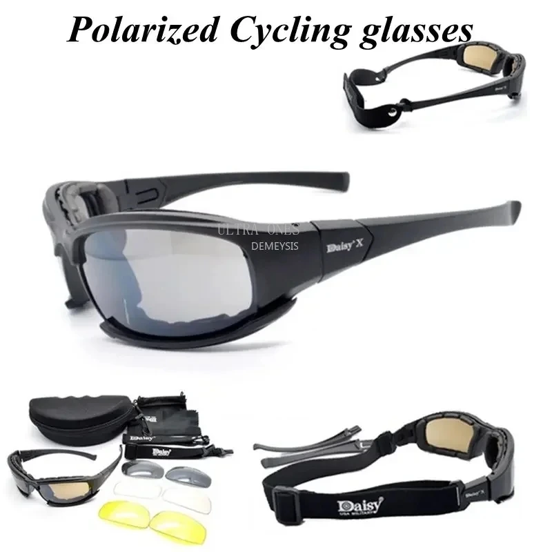 Gafas tácticas antichoque antiviento con lentes intercambiables - imagen 2