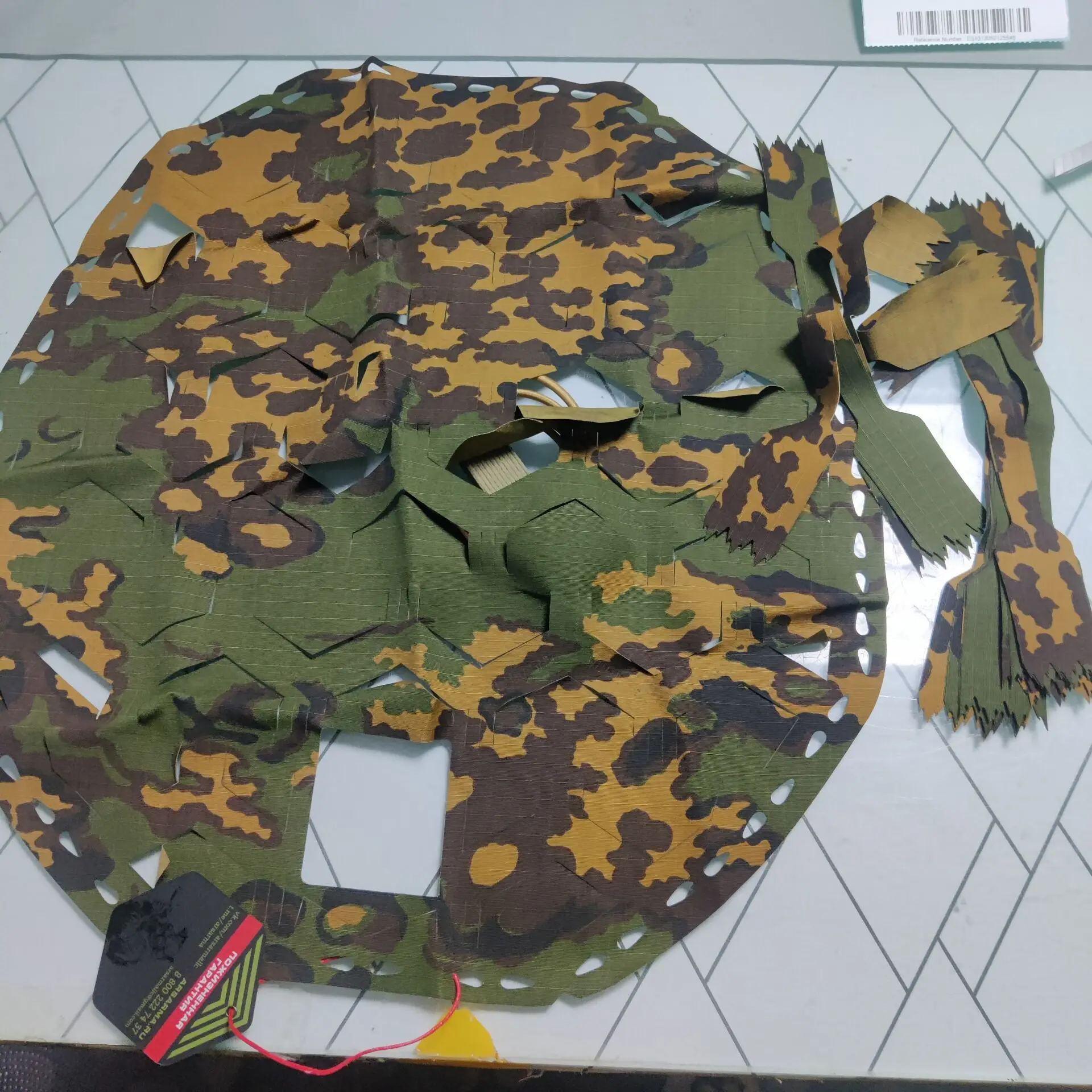 Sistema de sujeción con velcro y ajuste