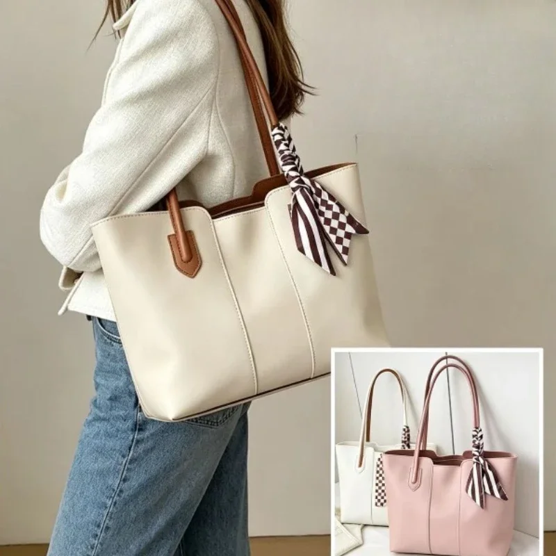 Bolso tote gran capacidad mujer con textura para diario y playa - imagen 2