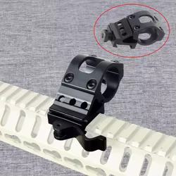 Soporte táctico de linterna para riel Picatinny de 20 mm, 45°