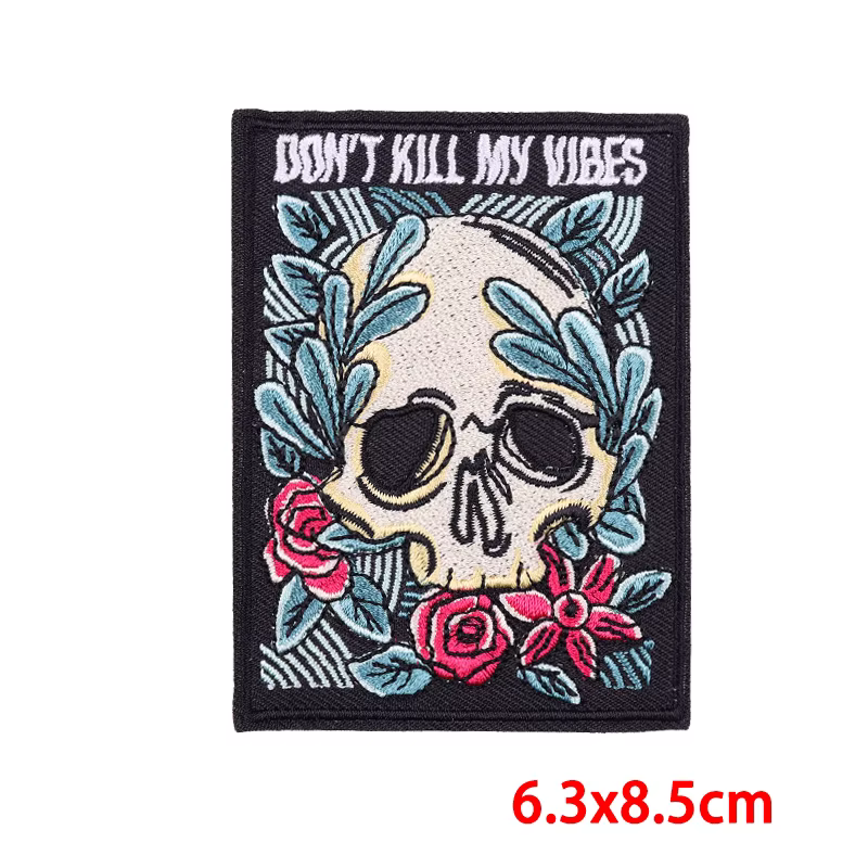Parche bordado skull cráneo táctico – Para coser o planchar - imagen 2