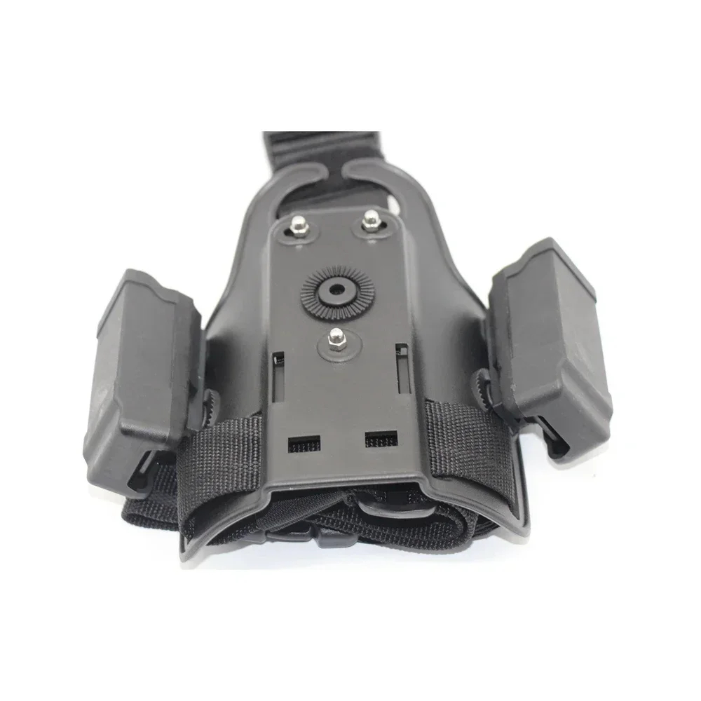 Funda pierna ajustable cargadores 9mm MOLLE – Porta-cargadores táctico - imagen 2