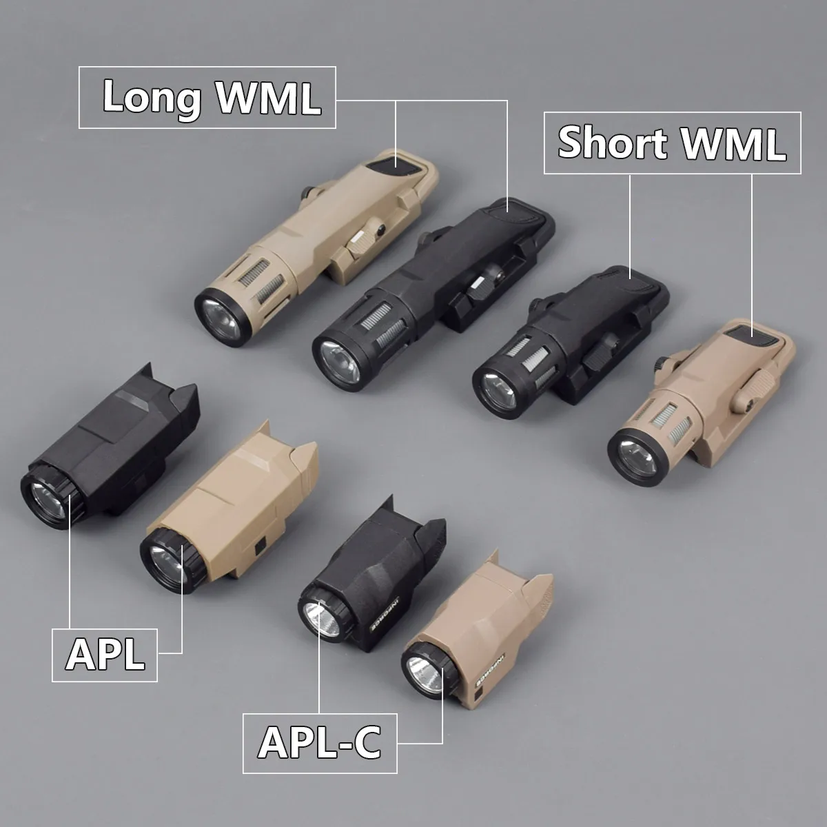 Inforce Linterna táctica WML LED Tracer para riel Picatinny - imagen 2