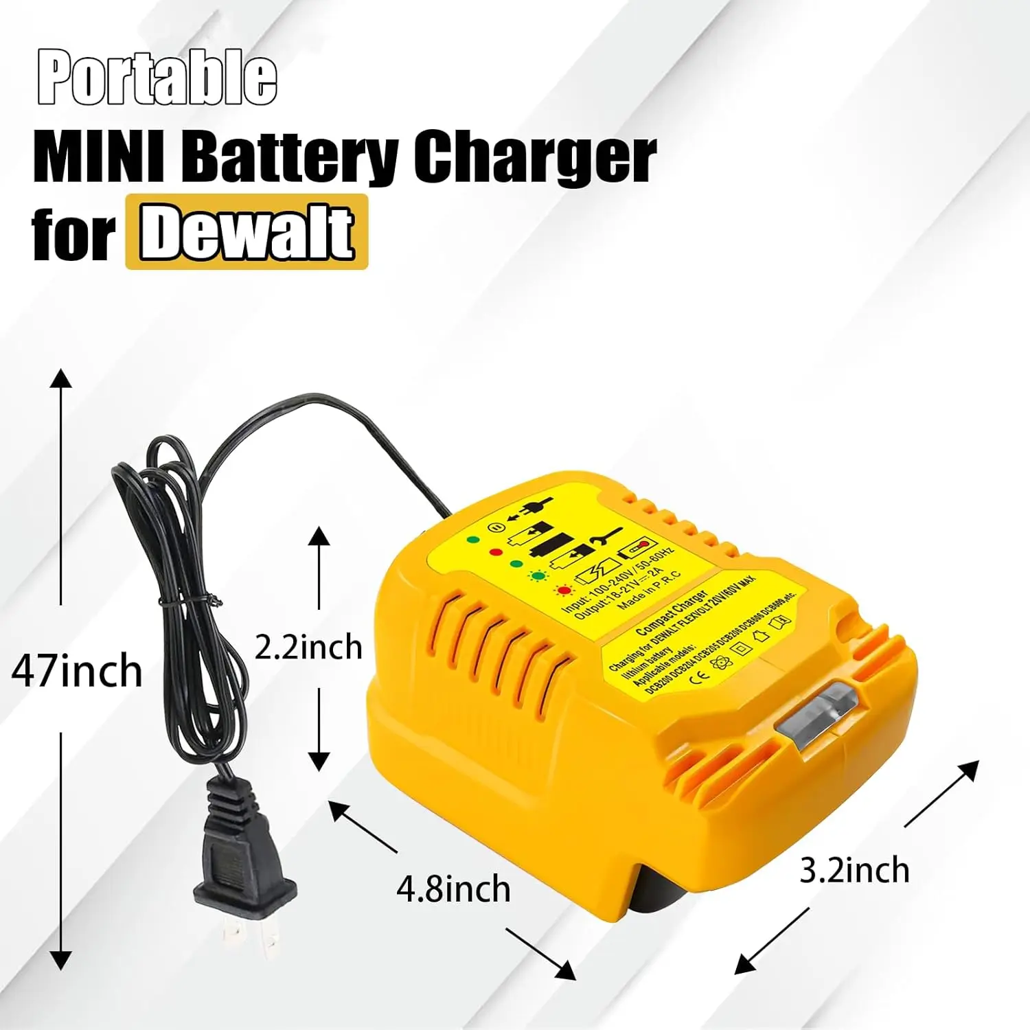 Cargador compacto DEWALT DCB112 para baterías de litio - imagen 4